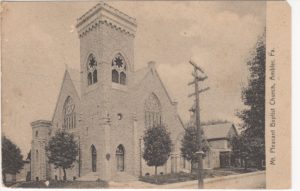 4125.10 Ambler Pa Postcard_Mt Pleasant Baptist Church