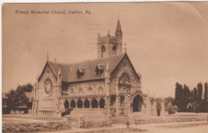 4125.20 Ambler Pa Postcard_Trinity Memorial (Episcopal) Church_circa 1926