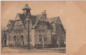 4125.3 Ambler Pa Postcard_Ambler Forest Avenue High School_circa 1910