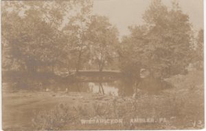 4125.32 Ambler Pa Postcard_Wissahickon Creek