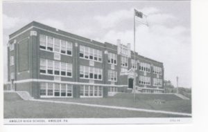 4125.5 Ambler Pa Postcard_Ambler High School