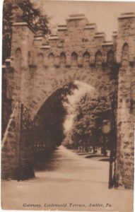 4125.87 Ambler Pa Postcard_Gateway to Lindenwold Terrace_circa 1923