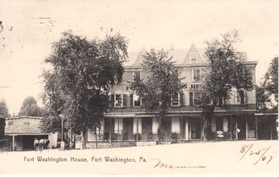 4500_087_Ft Washington PA Postcard_Ft Washington House_Circa 1907