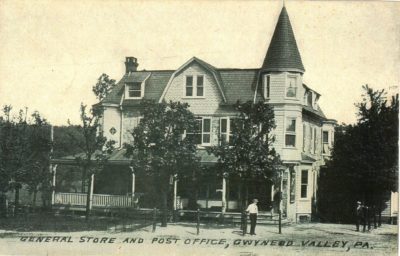 4500_214_Gwynedd Valley PA Postcard_General Store and Post Office